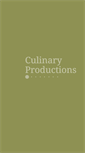 Mobile Screenshot of culinaryproductions.net